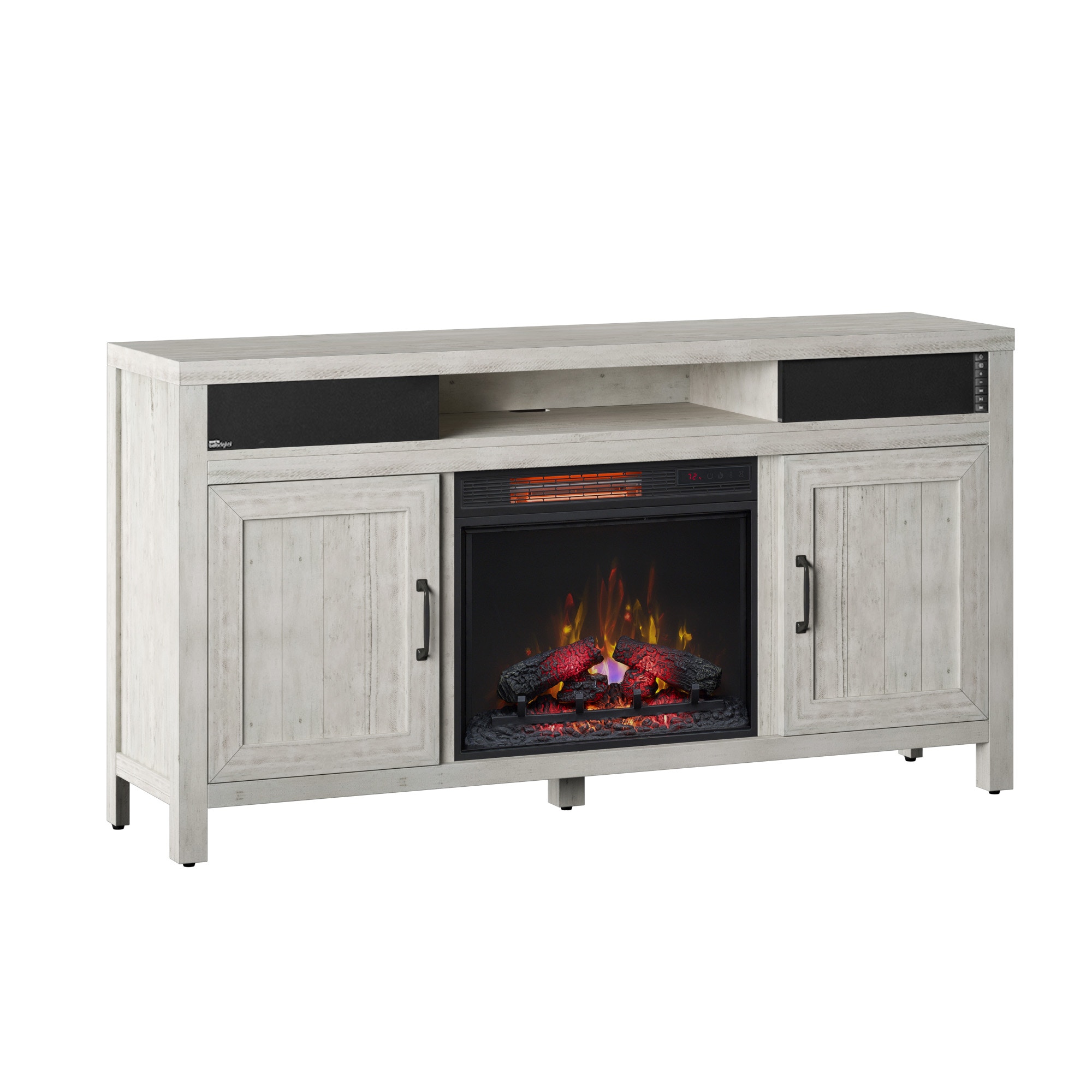 Twin star deals fireplace tv stand