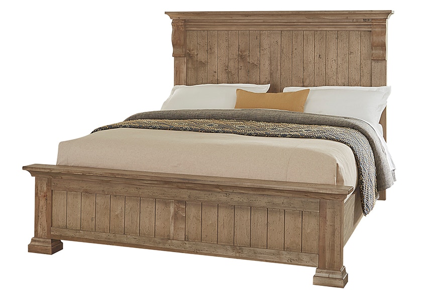 VaughanBassett Furniture Company Bedroom CARLISLE CORBEL KING BED