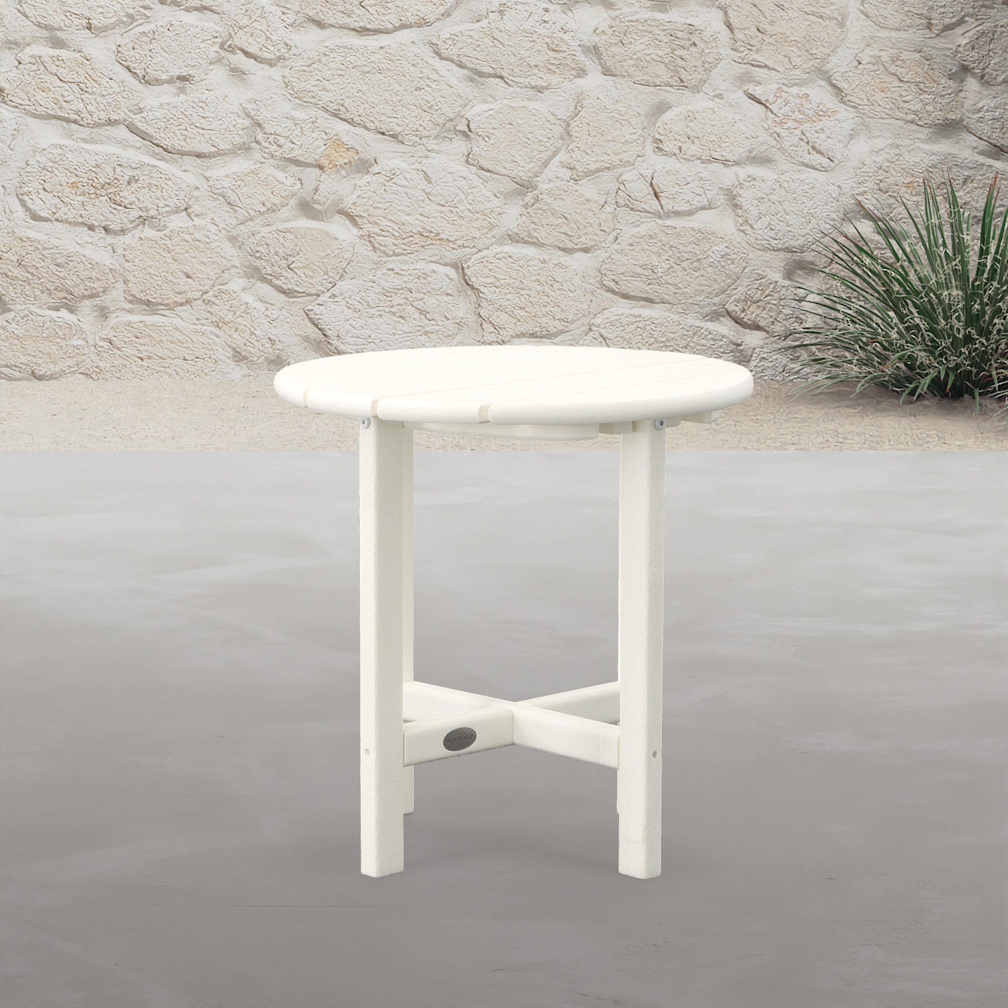 Polywood Outdoor/Patio ROUND SIDE TABLE 21941 Kittle's Furniture