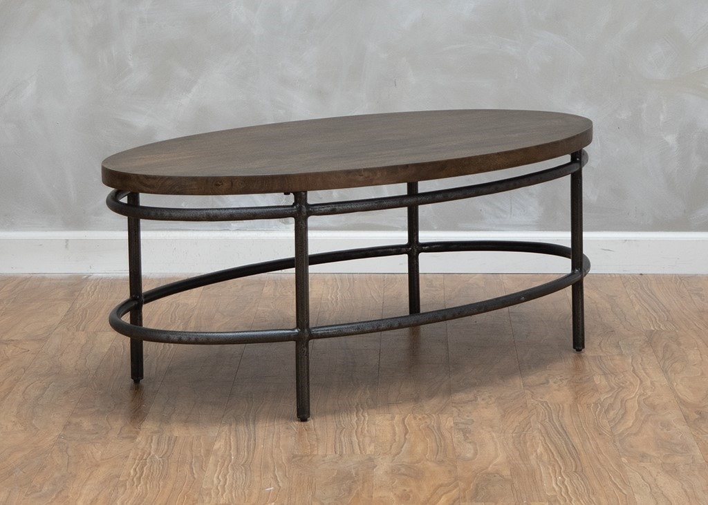 hekman oval coffee table