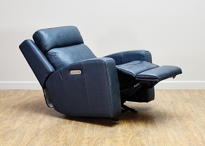 dasia leather swivel rocker power recliner