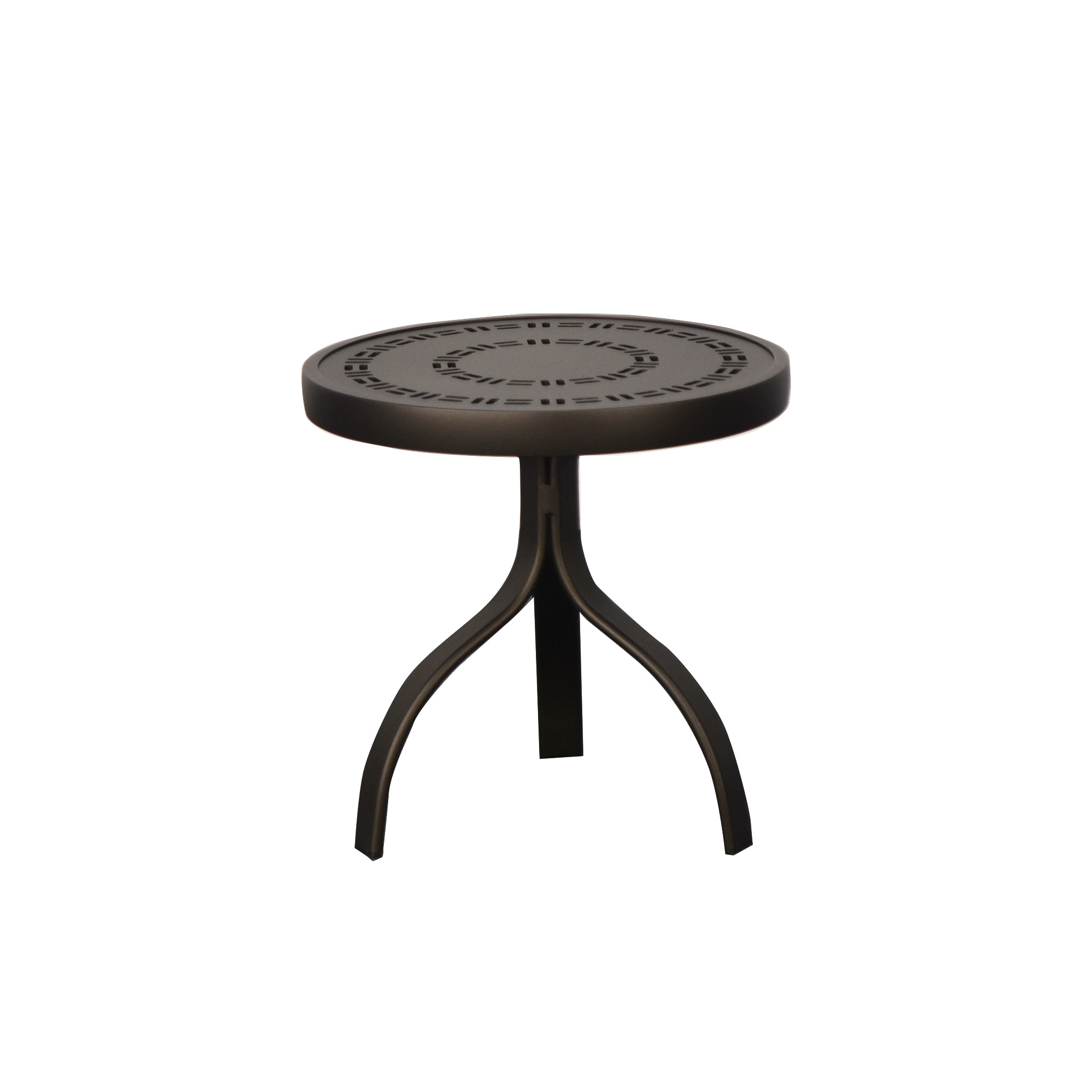 Woodard Furniture Outdoor Furniture TRELLIS ROUND END TABLE 40322