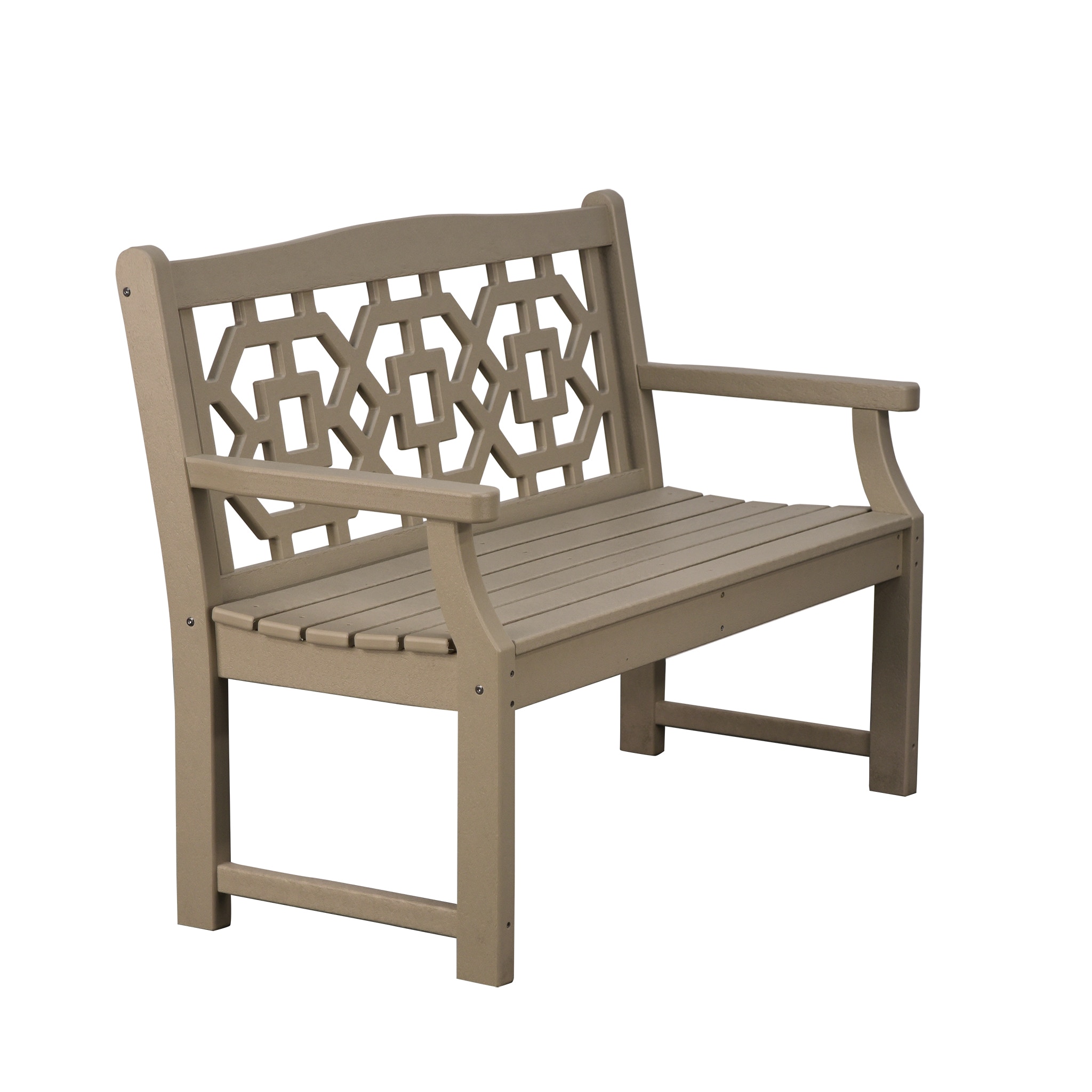 CHINOISERIE GARDEN BENCH