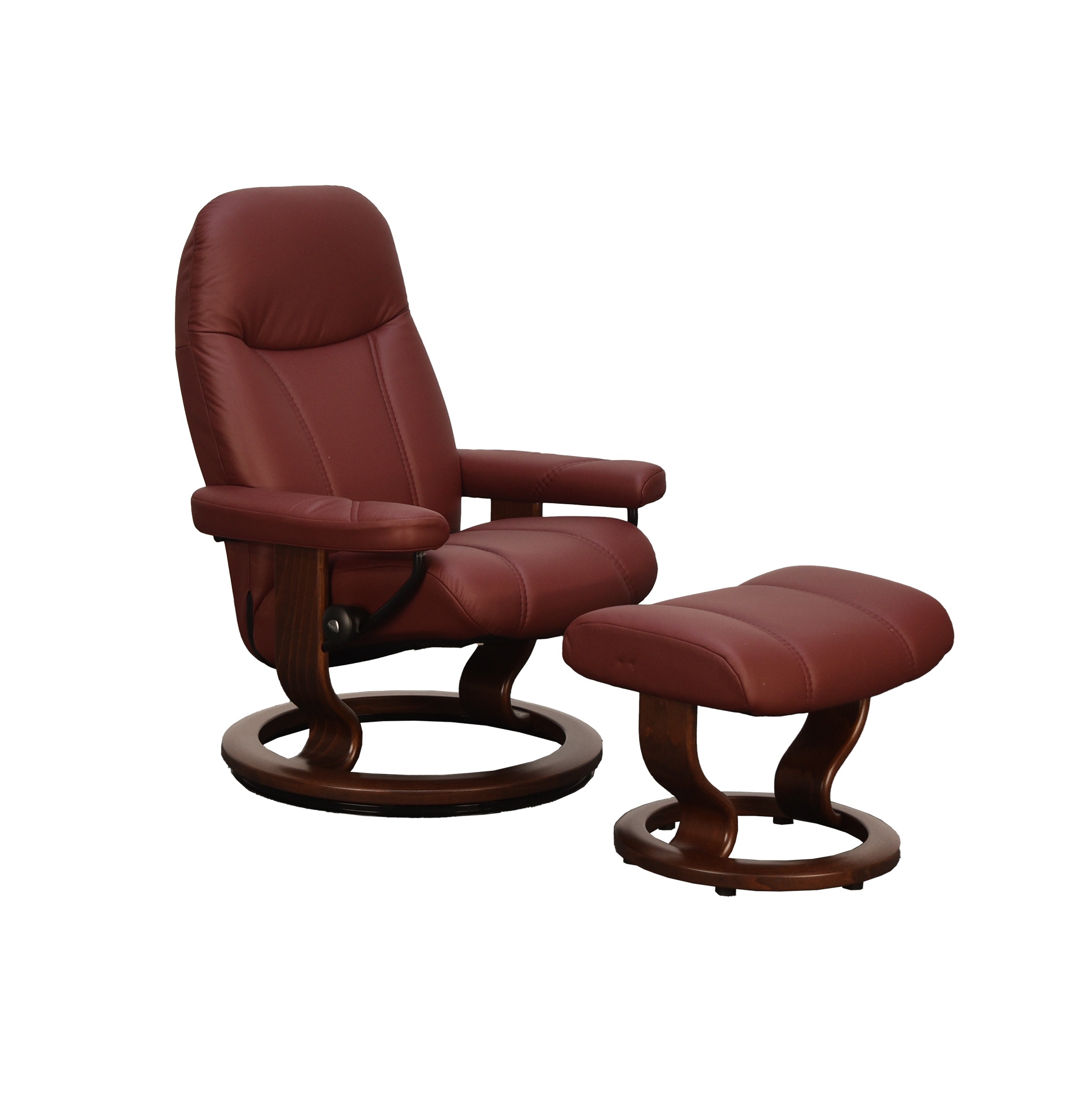 Stressless by Ekornes Living Room CONSUL SMALL CHAIR OTTOMAN