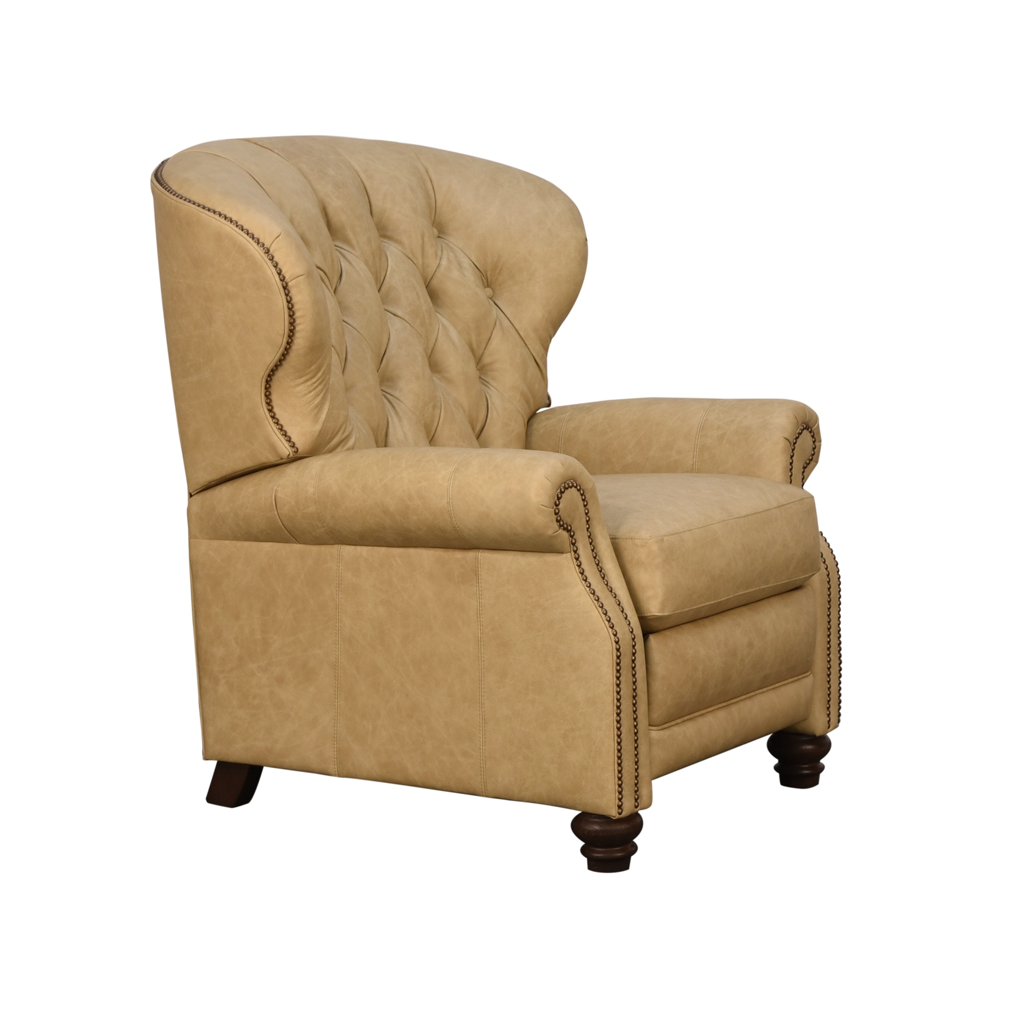 Smith Brothers Living Room 522 PRESSBACK LTHR RECLINER 42859