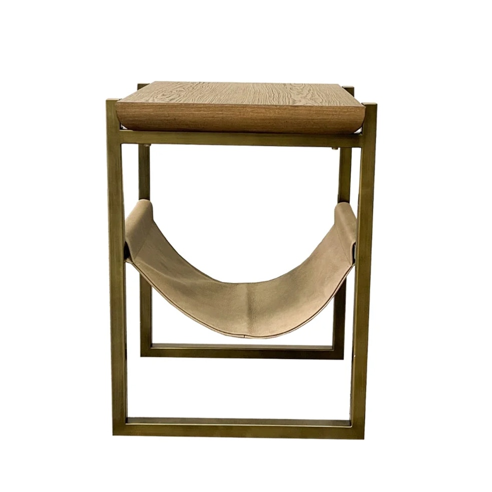 Bernards Furniture ELLURE LEATHER SLING TABLE 59312