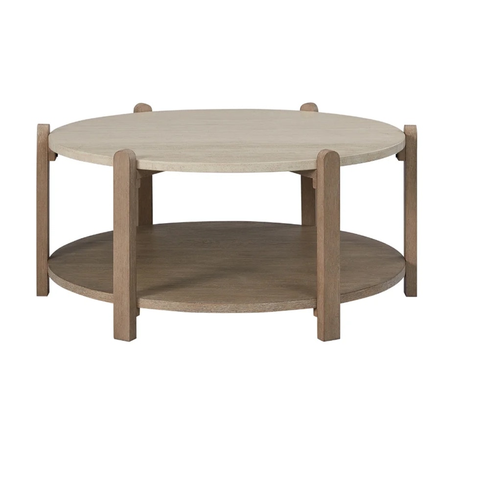 Bernards Furniture TRILOGY ROUND STONE COCKTAIL TABLE 59322