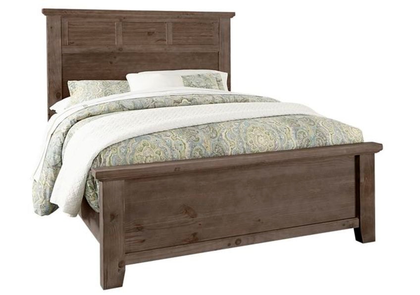 VaughanBassett Furniture Company Bedroom SAWMILL LOUVER KING BED 25313