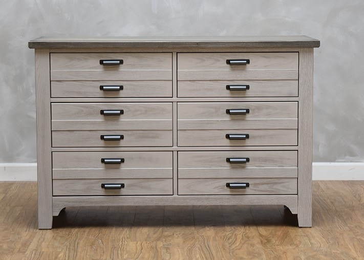 Double deals dresser grey