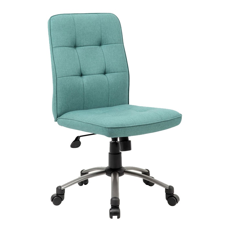 turquoise computer chair