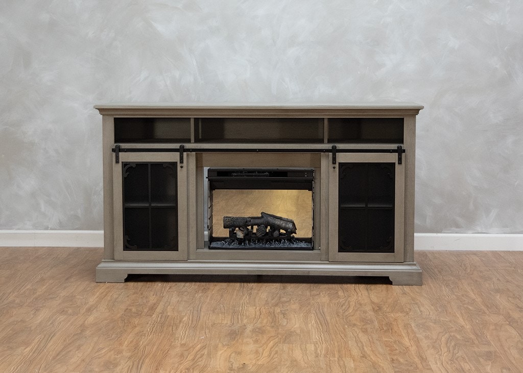 Dimplex Living Room Olivia 71 Media Console Fireplace W Logs