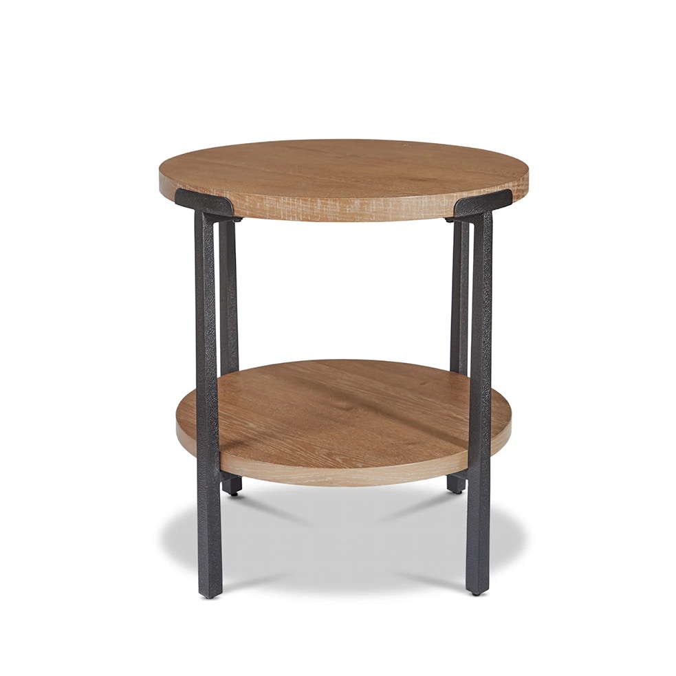 Flexsteel Living Room MILLWORK ROUND TABLE 49241 - Kittle's Furniture ...