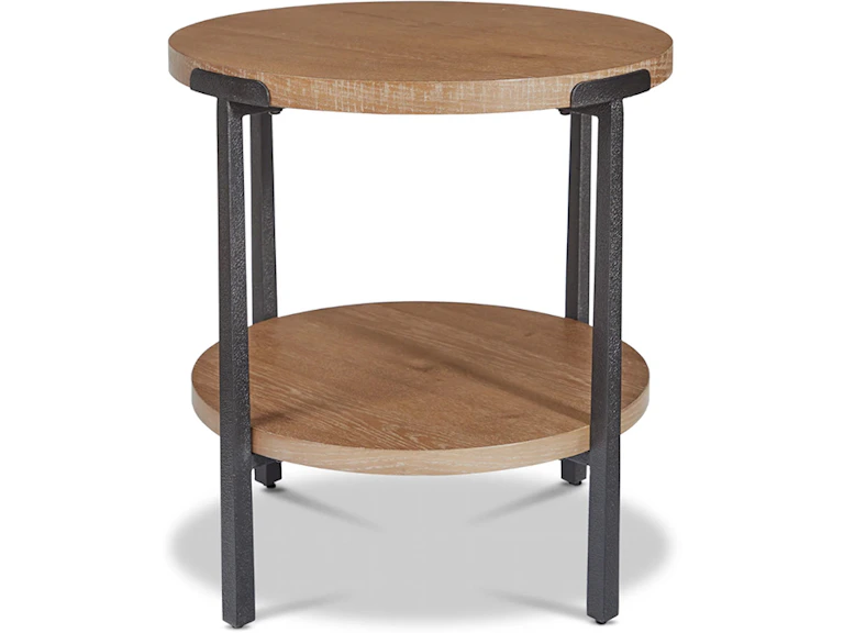 Flexsteel Living Room MILLWORK ROUND TABLE 49241 - Kittle's Furniture ...