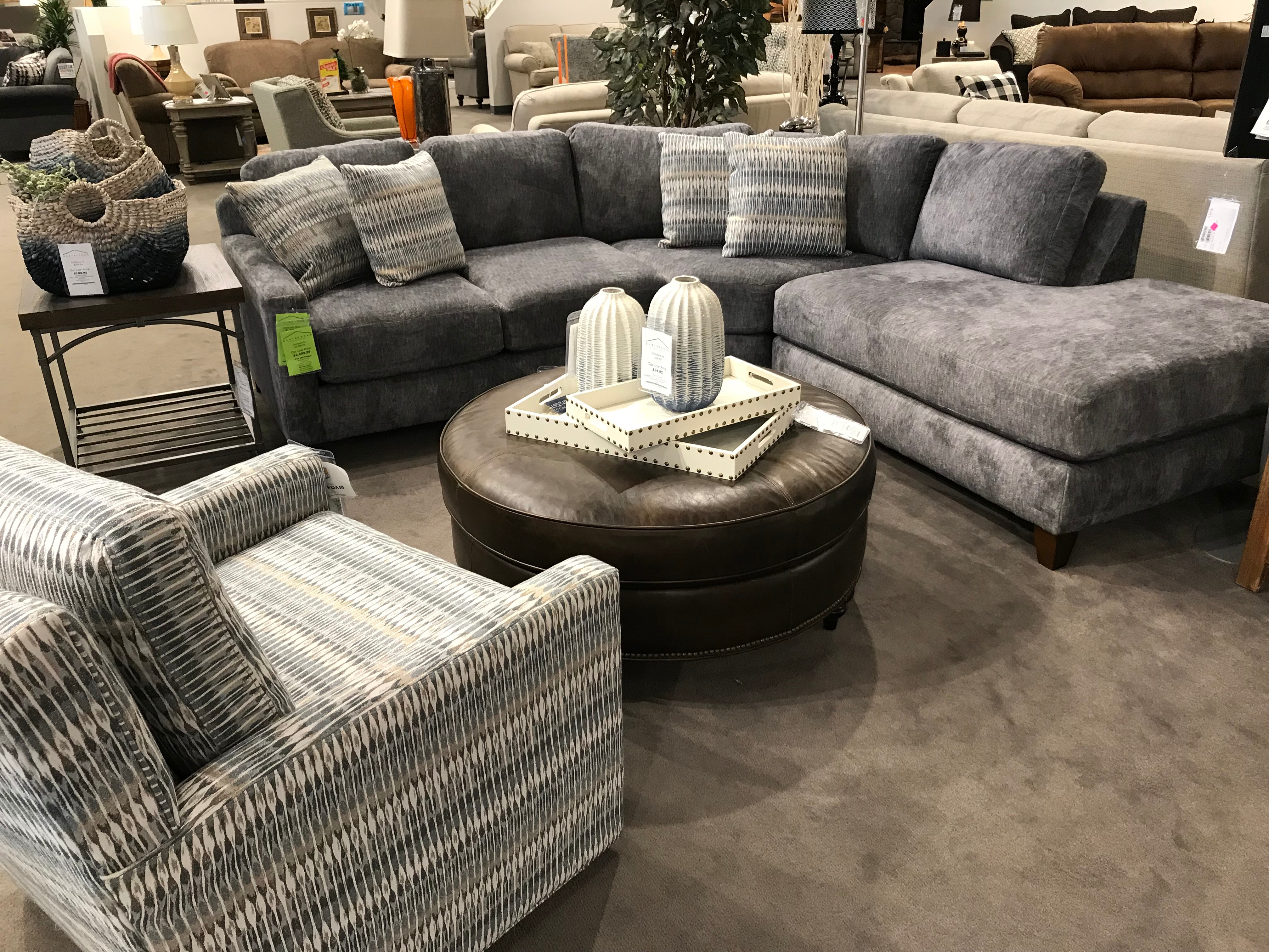3 Piece Sectional And Swivel Chair