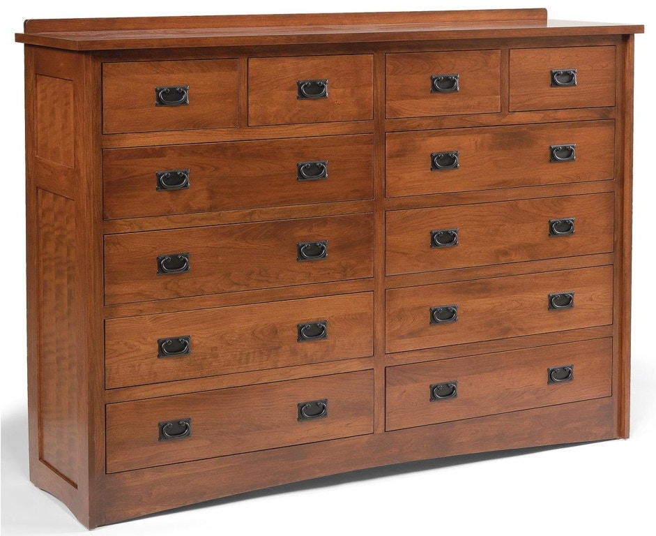Daniels Amish Living Room 12 Drawer Mission Double Dresser Warehouse Showrooms Northern