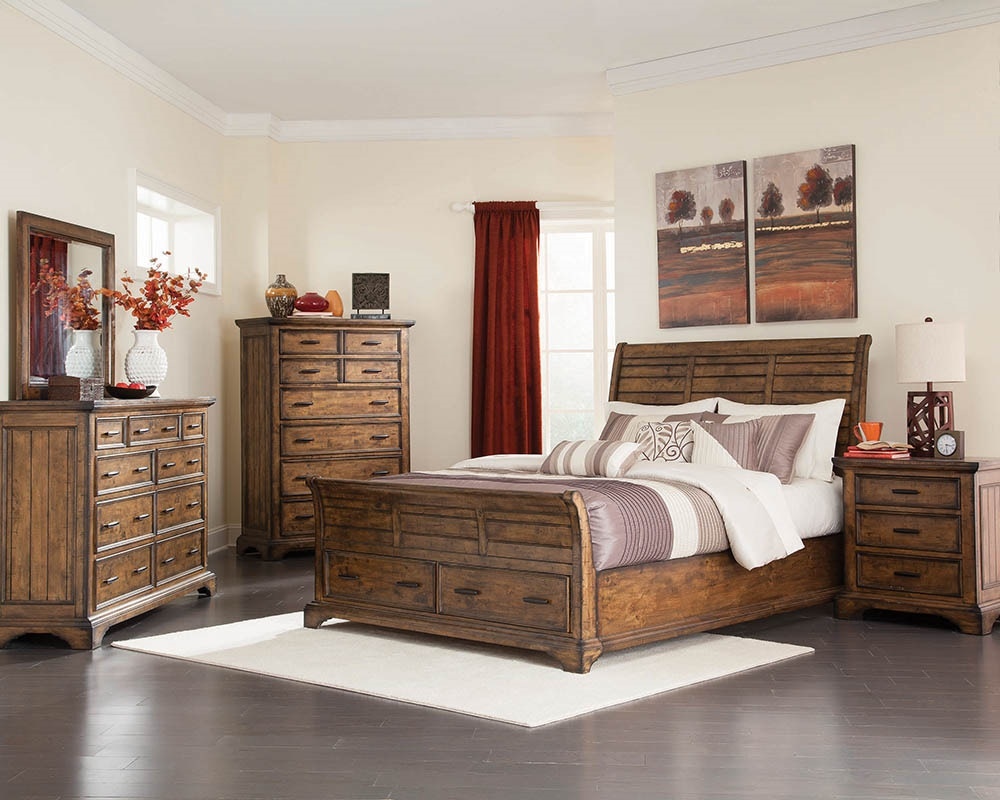 Hansen S Vintage Bourbon Bedroom Set 509039 Hansens Furniture