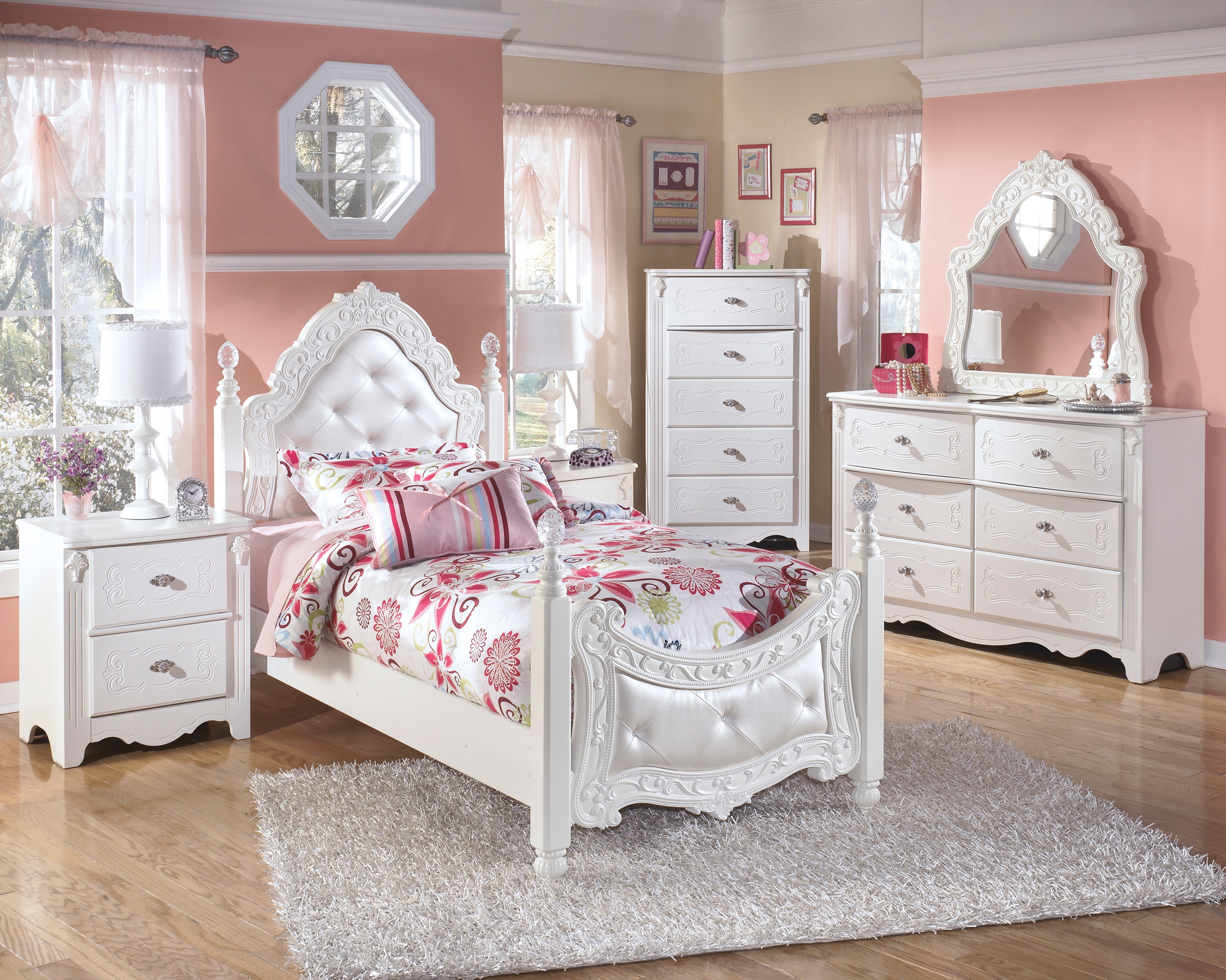 princess white bedroom set