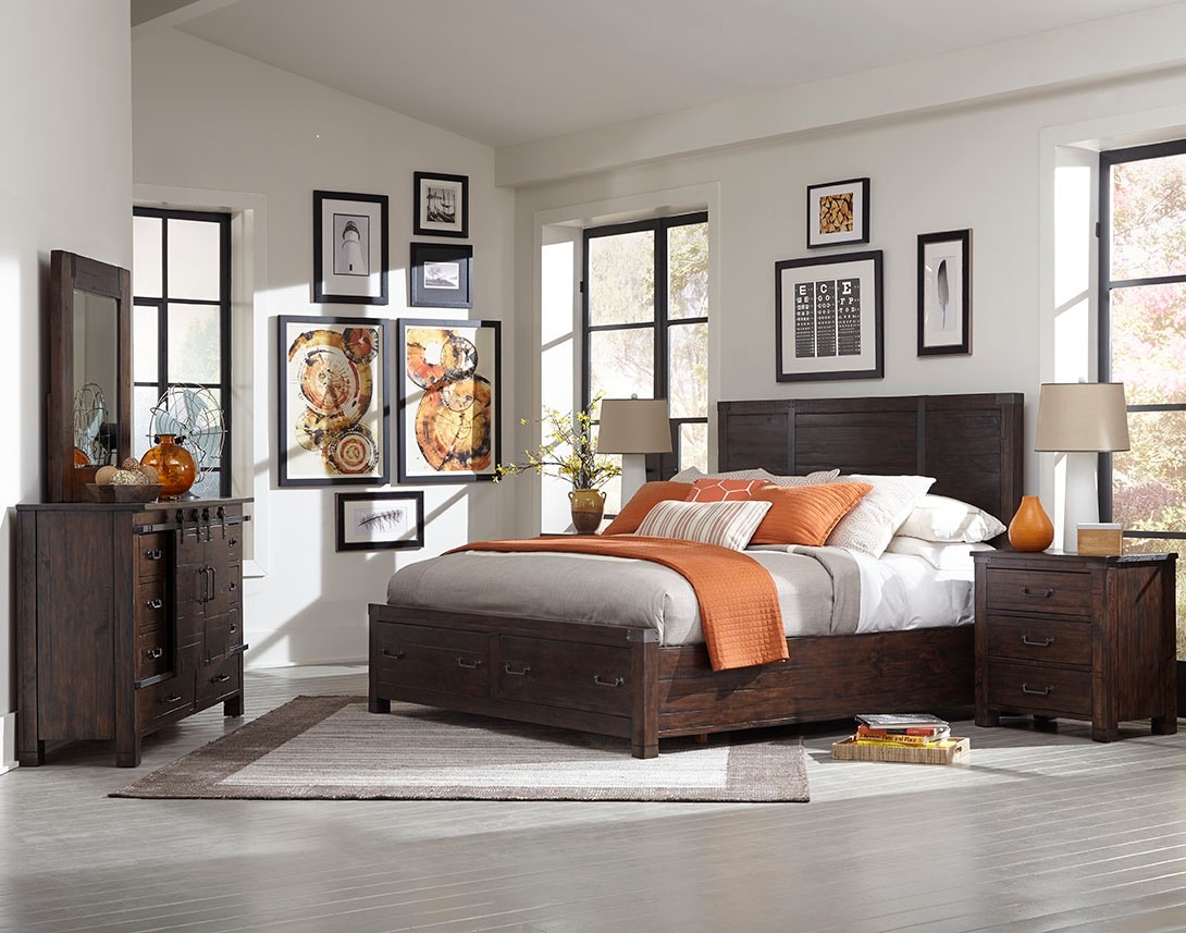 Magnussen Home Bedroom Set Rustic Urban - Hansens ...