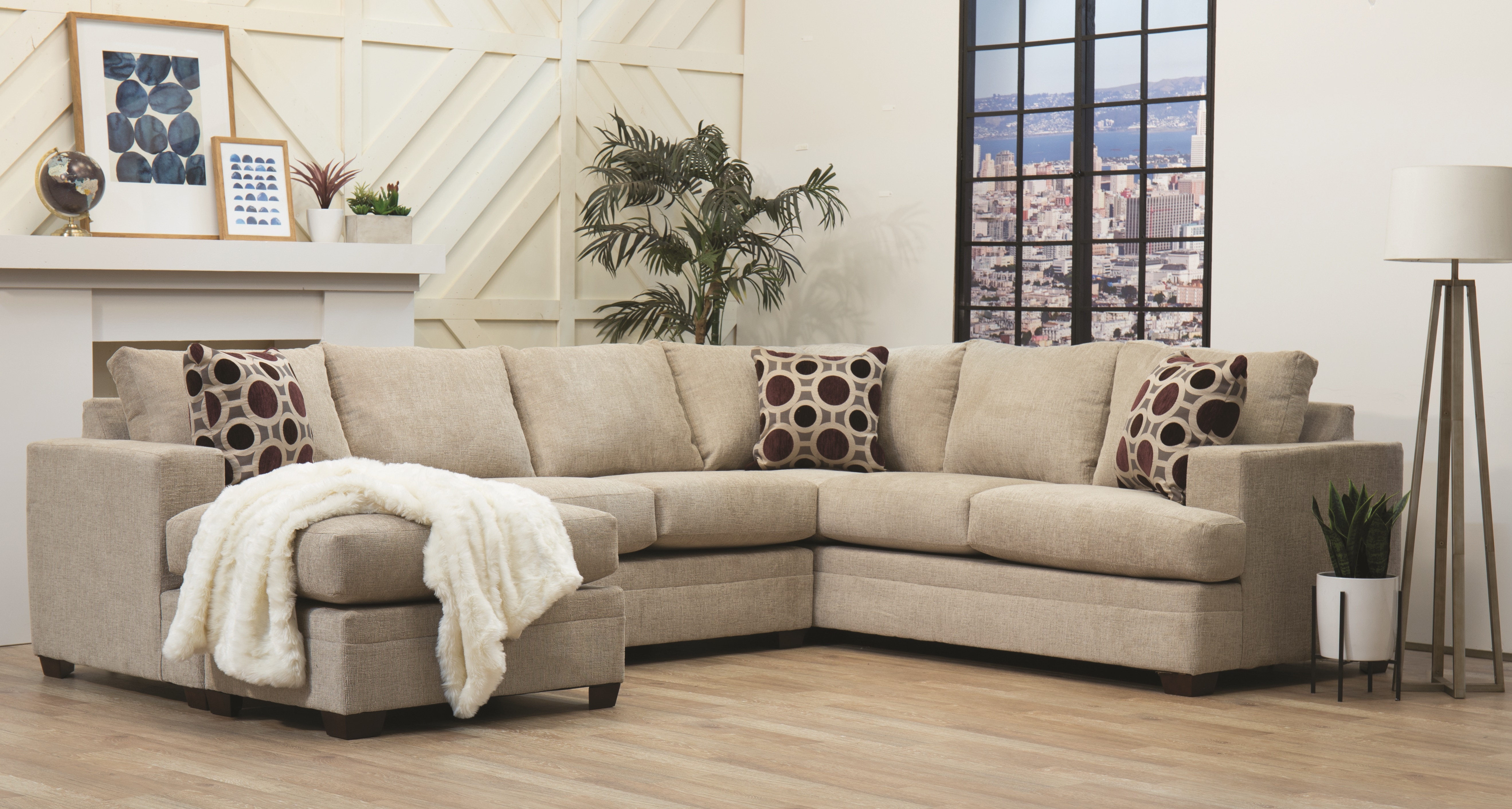 Michael Nicholas Living Room Sectional 206098/207101 - Hansens Furniture - Modesto and Winton CA